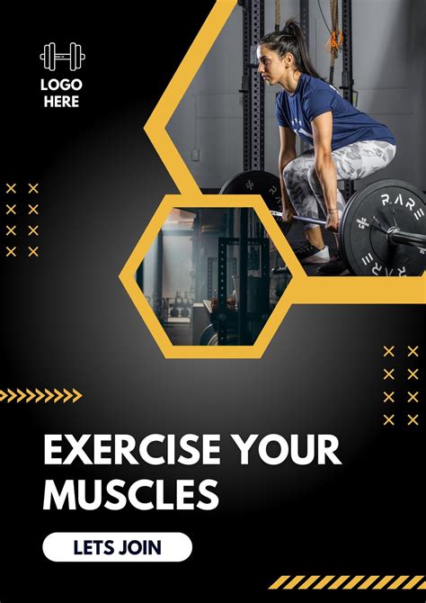 high resolution gym posters|editable fitness posters.